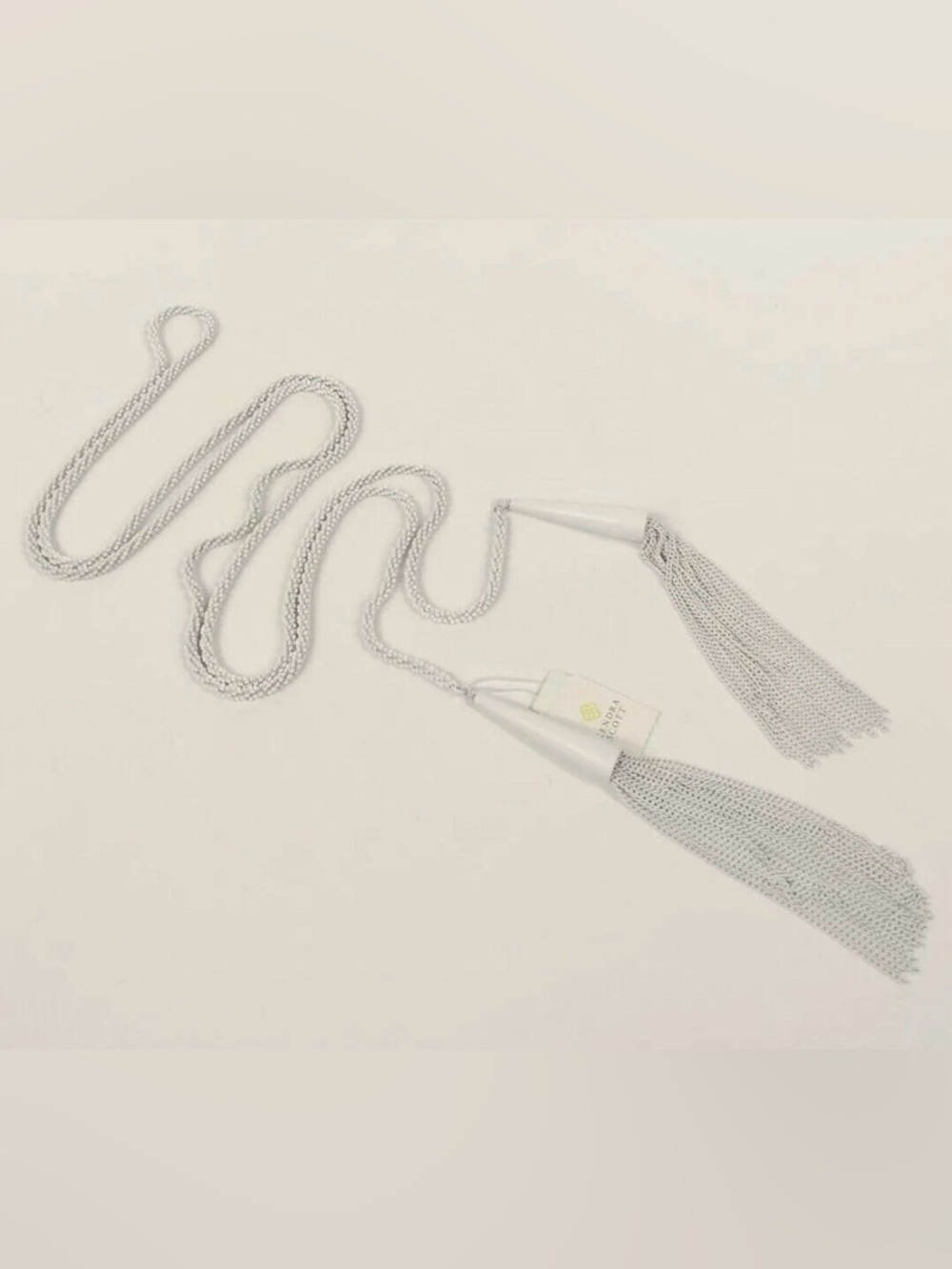 OFFERS OPEN! Kendra Scott Phara 50" Lariat Tassel Necklace in Matte White
